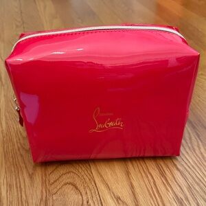Christian Louboutin Glossy Red Cosmetic Case